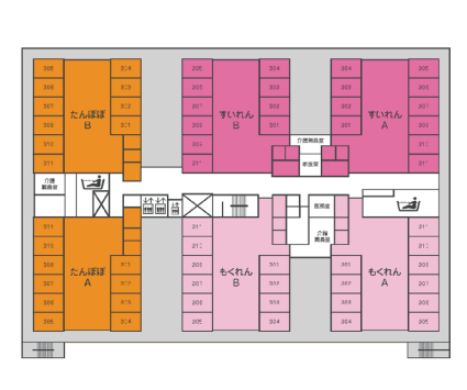3Fフロアマップ